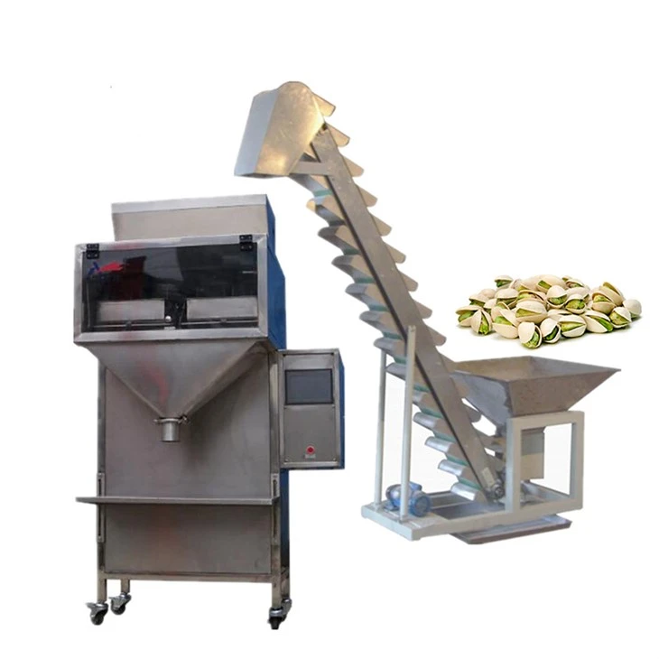Machine de remplissage de pesage à 2 échelles pour graines de céréales