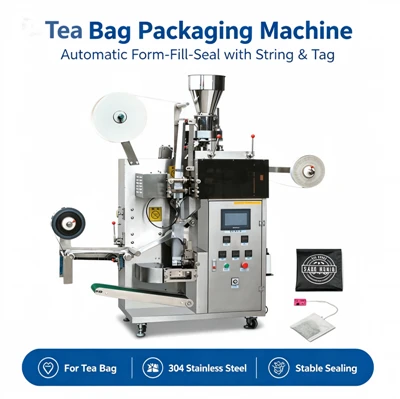 Machine à emballer automatique de sachets de thé
