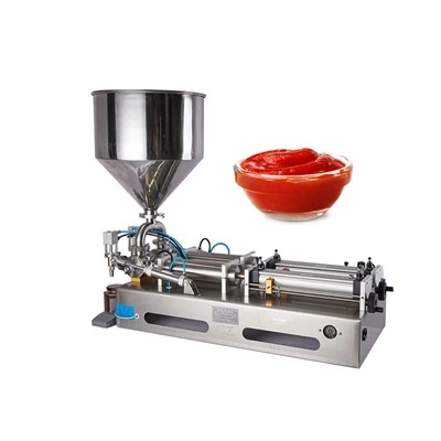 Machine de remplissage de pâte à piston